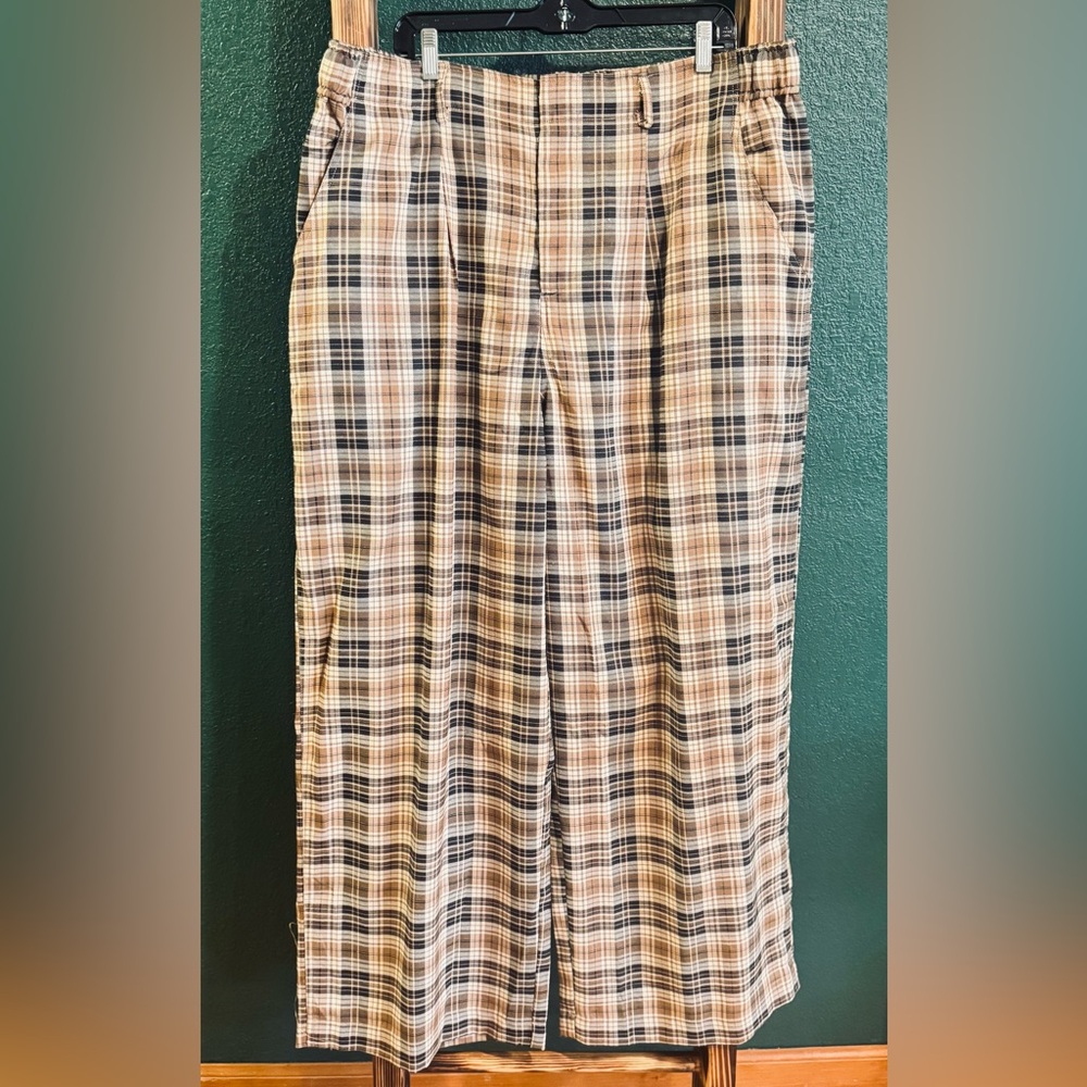Plaid Women's Trousers